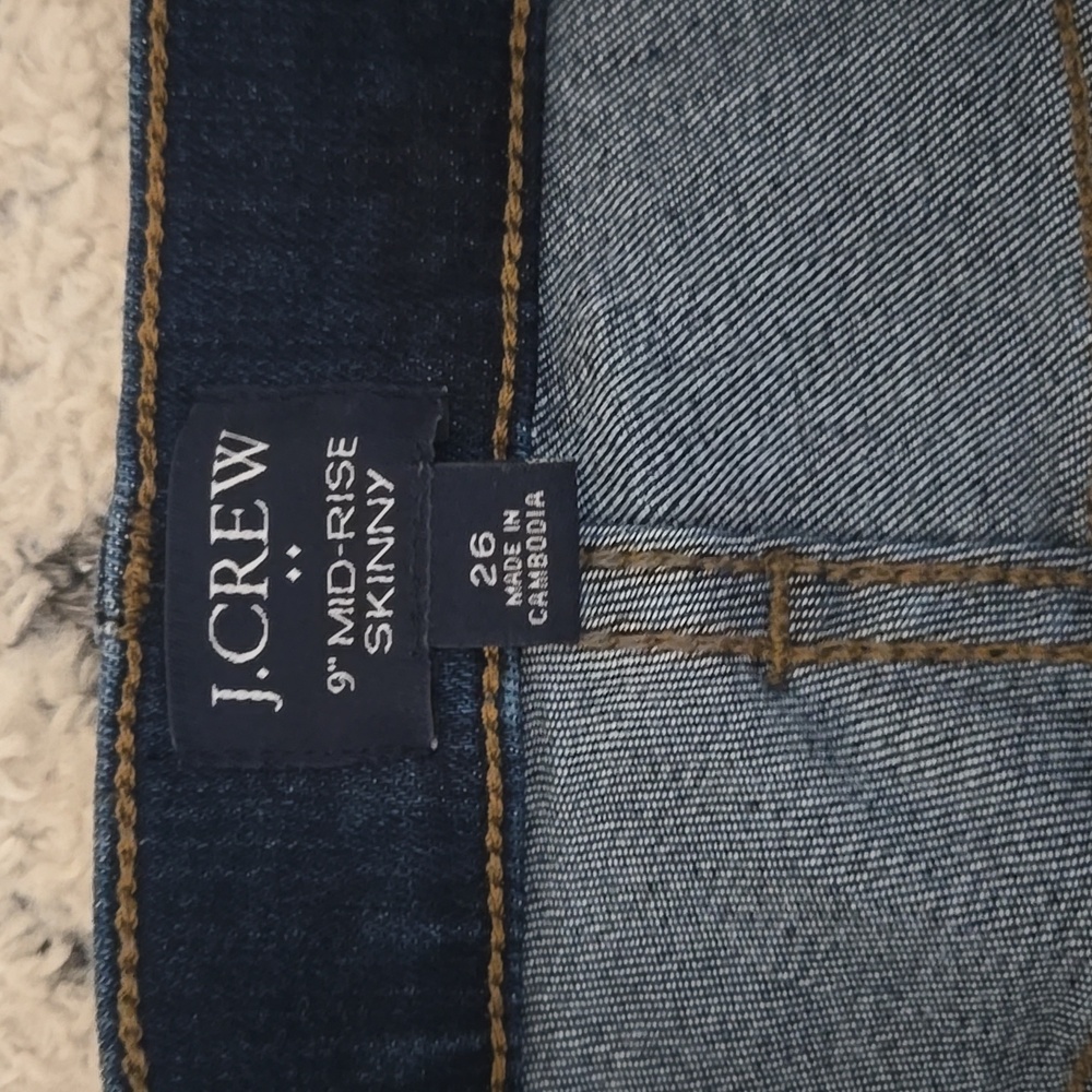 J.Crew Midrise 9" Skinny Jeans - Picture 2 of 3